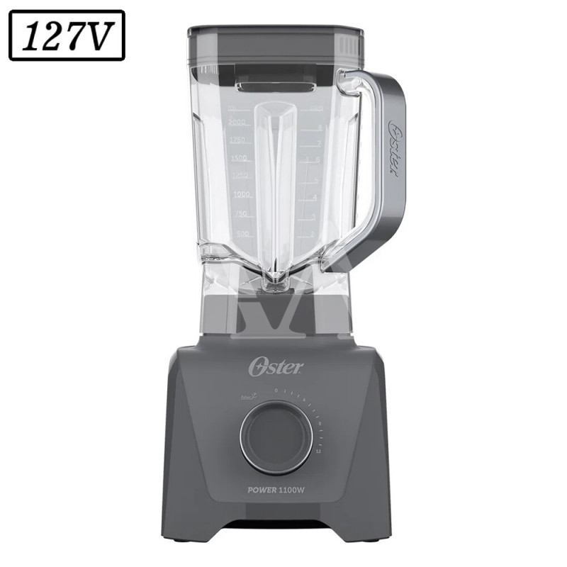 LIQUIDIFICADOR OSTER OLIQ606 1100W 12 VEL 127V CINZA